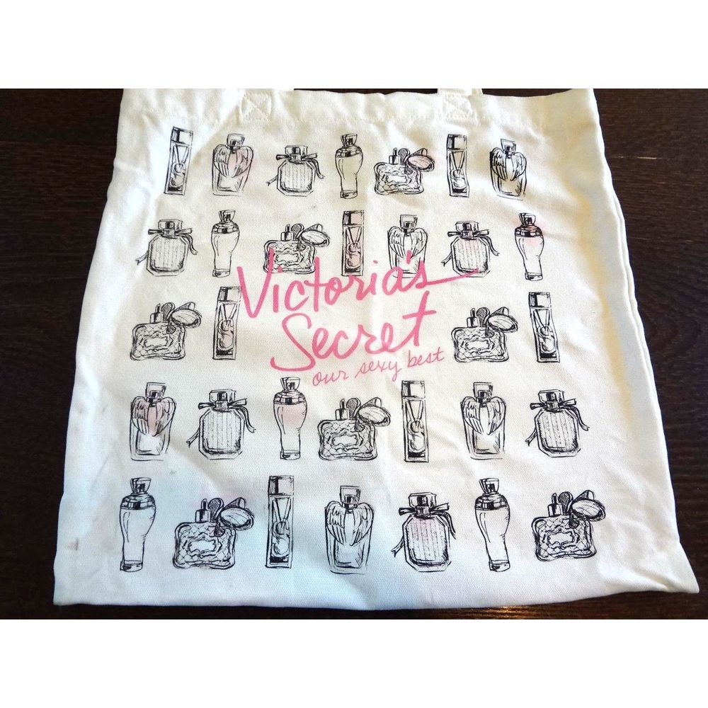 Victoria Seceret's Our Sexy Best Canvass Bag White